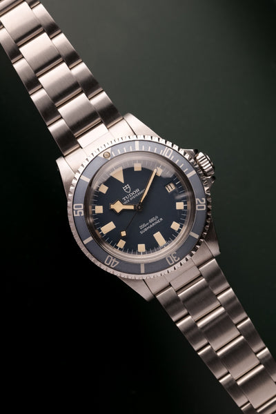 1980 Tudor 94110 Submariner Meter’s First Blue dial