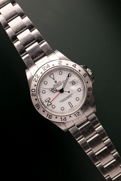 1997 Rolex 16570 Polar Explorer II Box & Papers