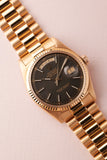 1978 Rolex 1803 Gold Day-Date Graphite Dial Box & Papers