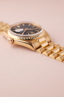 1978 Rolex 1803 Gold Day-Date Graphite Dial Box & Papers