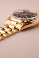 1978 Rolex 1803 Gold Day-Date Graphite Dial Box & Papers