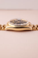1978 Rolex 1803 Gold Day-Date Graphite Dial Box & Papers
