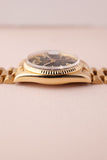 1978 Rolex 1803 Gold Day-Date Graphite Dial Box & Papers