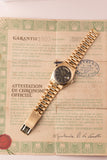 1978 Rolex 1803 Gold Day-Date Graphite Dial Box & Papers