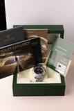 2006 Rolex 16570 Explorer II Black Dial Box & Papers w rare 3186 mvmt
