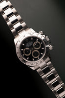 2003 Rolex 116520 Daytona Black Dial with papers and accessories