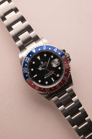 2002 Rolex 16710 GMT Pepsi Insert - Unpolished - Full set