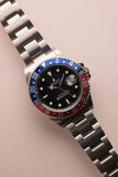 2002 Rolex 16710 GMT Pepsi Insert - Unpolished - Full set