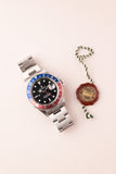 2002 Rolex 16710 GMT Pepsi Insert - Unpolished - Full set