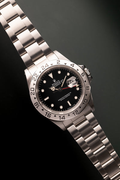 1994 Rolex 16570 Explorer II Black Dial