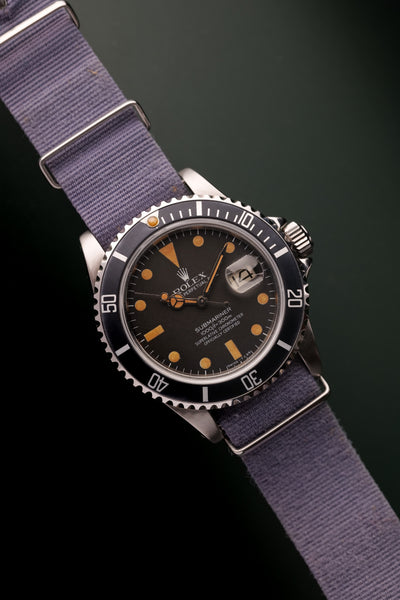 1984 Rolex 16800 Matte Dial Submariner Pumpkin Lume