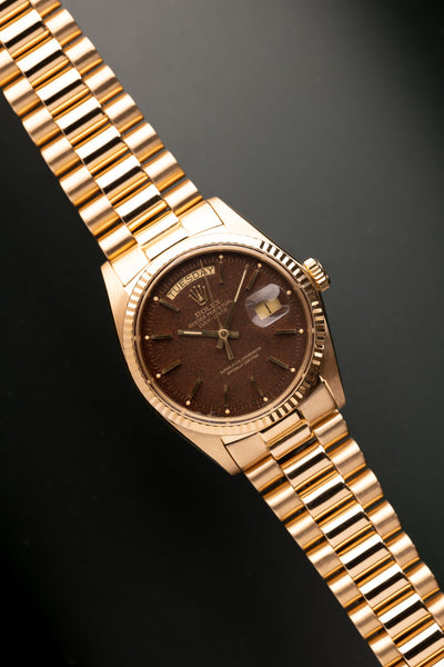 1970 Rolex 1803 Brown Confetti Dial Day-Date