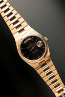 1980 Rolex 19018 Oysterquartz Day-Date 18k Yellow Gold - Box and Papers - Unpolished