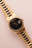 1980 Rolex 19018 Oysterquartz Day-Date 18k Yellow Gold - Box and Papers - Unpolished
