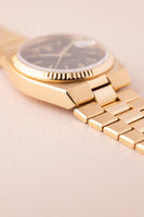 1980 Rolex 19018 Oysterquartz Day-Date 18k Yellow Gold - Box and Papers - Unpolished