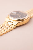1980 Rolex 19018 Oysterquartz Day-Date 18k Yellow Gold - Box and Papers - Unpolished