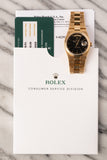 1980 Rolex 19018 Oysterquartz Day-Date 18k Yellow Gold - Box and Papers - Unpolished