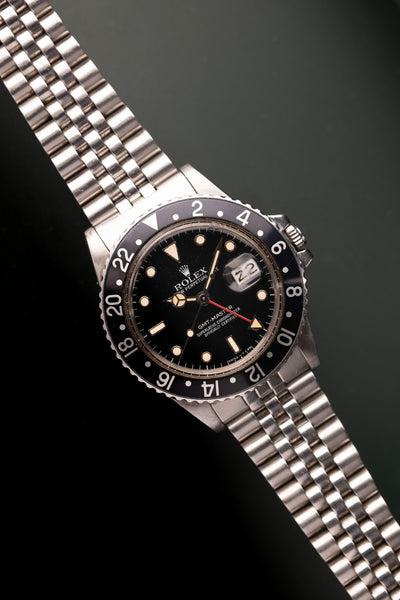 1984 Rolex 16750 GMT Black Insert