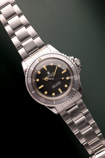 1966 Rolex 5513 Meters First Day-Glow Submariner Ghost Insert