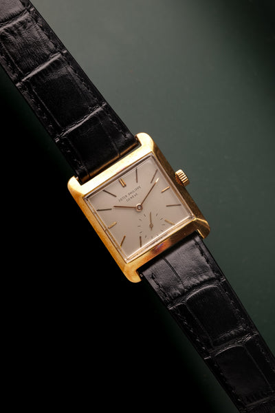 1950s Patek Phillipe Yellow Gold Ice-Cube 2488
