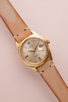 1962 Rolex 1602 Date-Just Moire Gold case