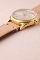 1962 Rolex 1602 Date-Just Moire Gold case