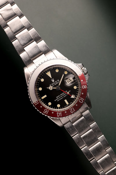 1968 Rolex Mk1 1675 GMT Faded Pepsi Insert