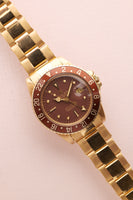 1968 Rolex 1675  Yellow Gold OX Blood Nipple Dial Box & Papers