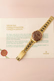 1968 Rolex 1675  Yellow Gold OX Blood Nipple Dial Box & Papers