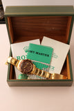 1968 Rolex 1675  Yellow Gold OX Blood Nipple Dial Box & Papers