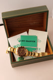 1968 Rolex 1675  Yellow Gold OX Blood Nipple Dial Box & Papers