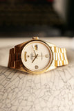 1979 Rolex 18038 Yellow Gold Day-Date - Cacholong Opal Stone Dial