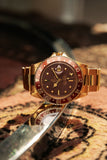 1968 Rolex 1675  Yellow Gold OX Blood Nipple Dial Box & Papers