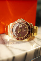 1968 Rolex 1675  Yellow Gold OX Blood Nipple Dial Box & Papers