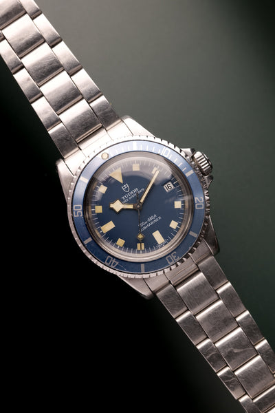 1976 Tudor 9411/0 Submariner Blue Snowflake Dial
