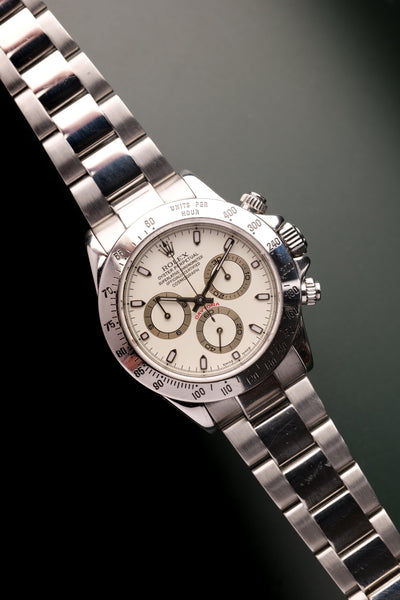 2001 Rolex 116520 Daytona Panna Cotta Cream Dial