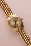 1972 Rolex 1803 Black and Gold Roman Dial Day-Date