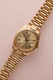 1972 Rolex 1803 Black and Gold Roman Dial Day-Date