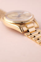 1972 Rolex 1803 Black and Gold Roman Dial Day-Date