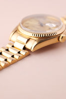 1972 Rolex 1803 Black and Gold Roman Dial Day-Date