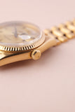 1972 Rolex 1803 Black and Gold Roman Dial Day-Date