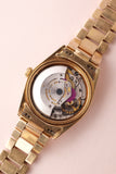 1972 Rolex 1803 Black and Gold Roman Dial Day-Date