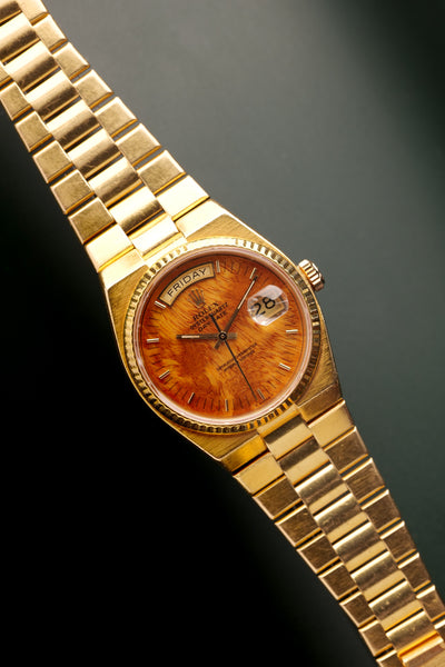 1979 Rolex 19018 OysterQuartz Day-Date Exotic Birch Dial