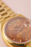 1979 Rolex 19018 OysterQuartz Day-Date Exotic Birch Dial