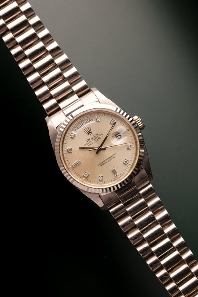 1994 Rolex 18239 White Gold Day-Date - Pacman