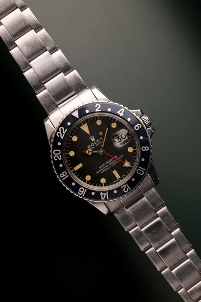 1971 Rolex 1675 MK2 GMT Black Insert