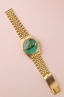 1970 Rolex 1601 Malachite Yellow Gold Date-Just