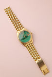 1970 Rolex 1601 Malachite Yellow Gold Date-Just