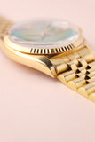 1970 Rolex 1601 Malachite Yellow Gold Date-Just