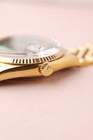 1970 Rolex 1601 Malachite Yellow Gold Date-Just